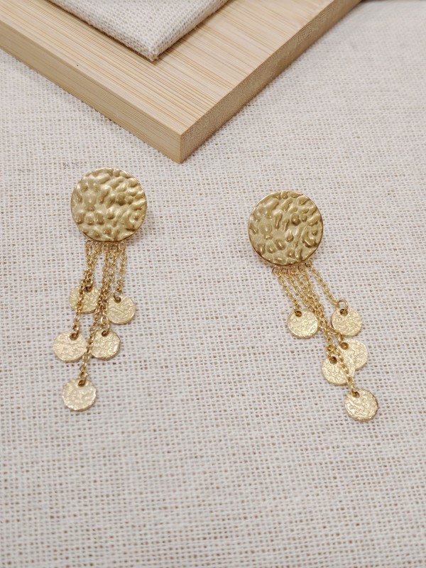 Boucles d'oreilles acier inoxydable E051