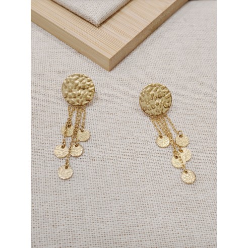 Boucles d'oreilles acier inoxydable E051