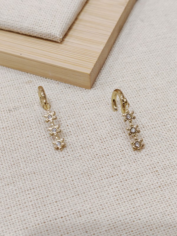 Boucles d'oreilles acier inoxydable E052