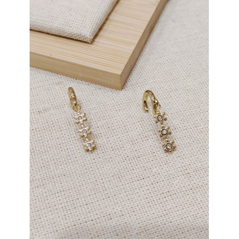 Boucles d'oreilles acier inoxydable E052