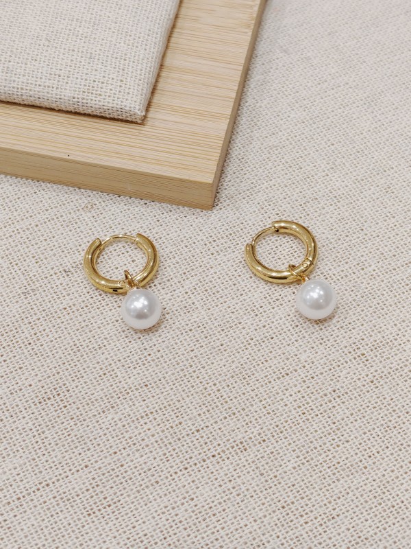 Boucles d'oreilles acier inoxydable E053