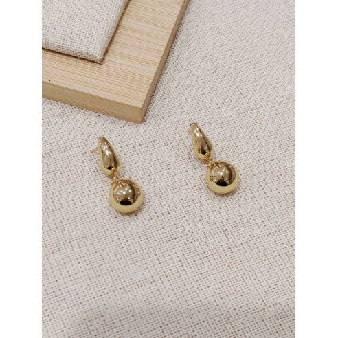 Boucles d'oreilles acier inoxydable E054