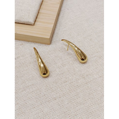 Boucles d'oreilles acier inoxydable E055