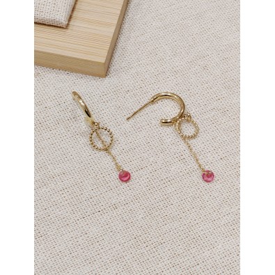 Boucles d'oreilles acier...