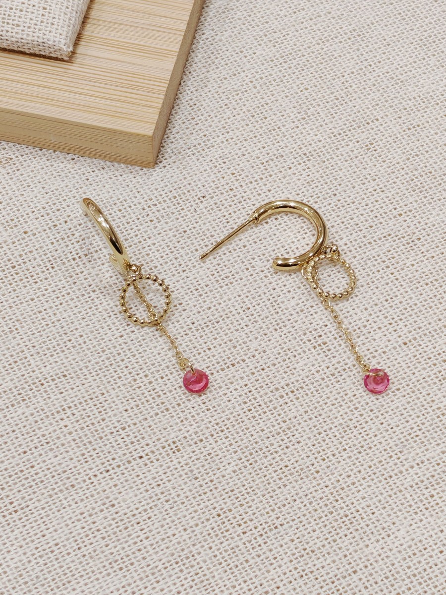 Boucles d'oreilles acier inoxydable E059
