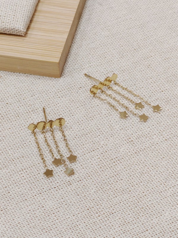 Boucles d'oreilles acier inoxydable E060