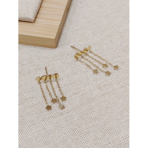 Boucles d'oreilles acier inoxydable E060