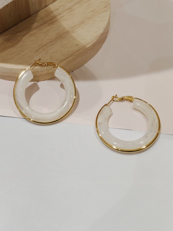 Boucles d'oreilles acier inoxydable E062