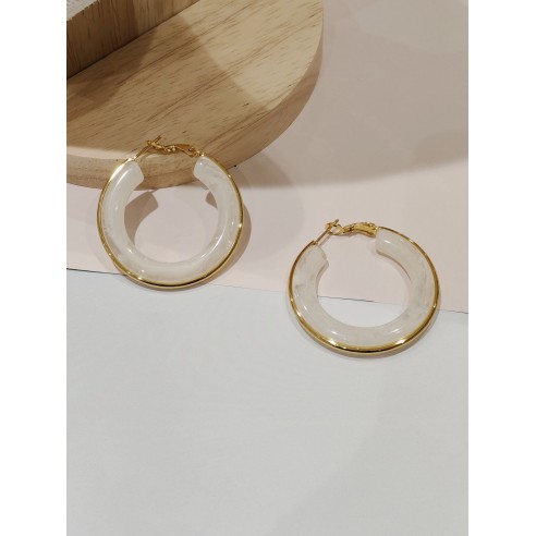 Boucles d'oreilles acier inoxydable E062
