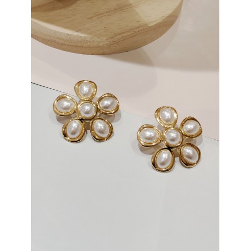 Boucles d'oreilles acier inoxydable E063