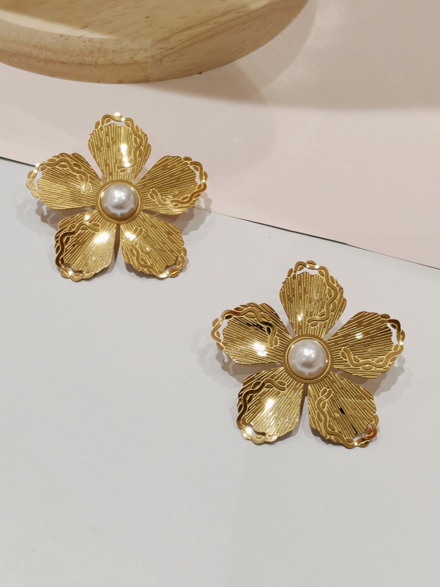 Boucles d'oreilles acier inoxydable E066