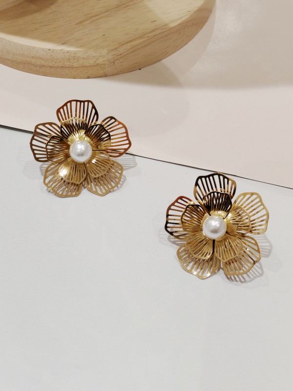 Boucles d'oreilles acier inoxydable E067
