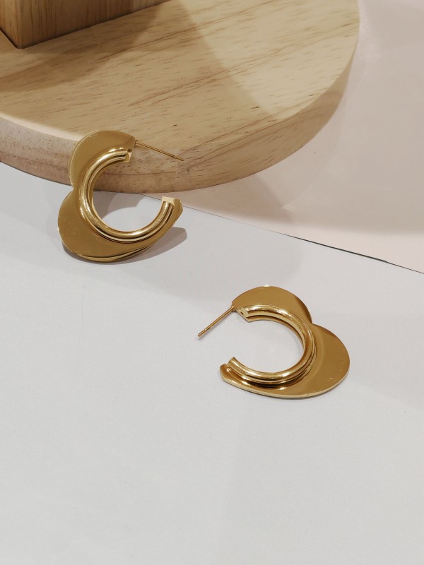 Boucles d'oreilles acier inoxydable E069