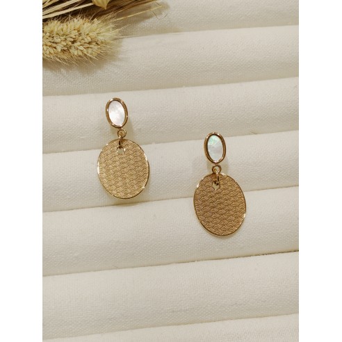 Boucles d'oreilles acier inoxydable E075