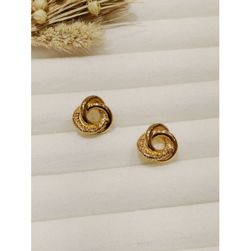 Boucles d'oreilles acier inoxydable E079
