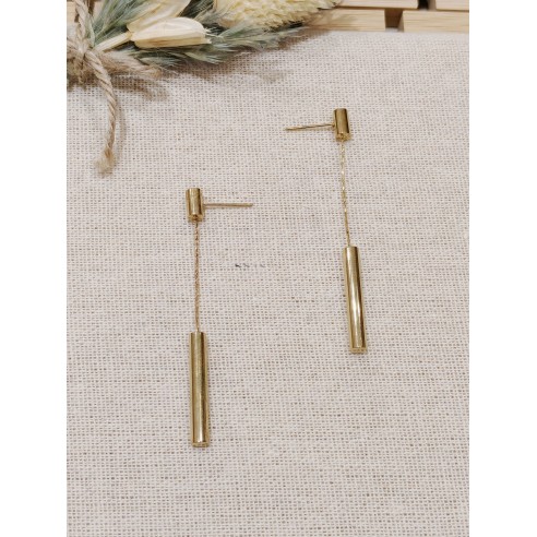 Boucles d'oreilles acier inoxydable E081