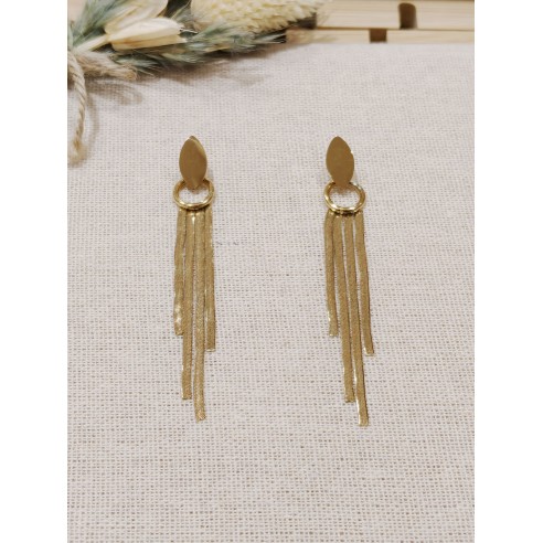 Boucles d'oreilles acier inoxydable E084