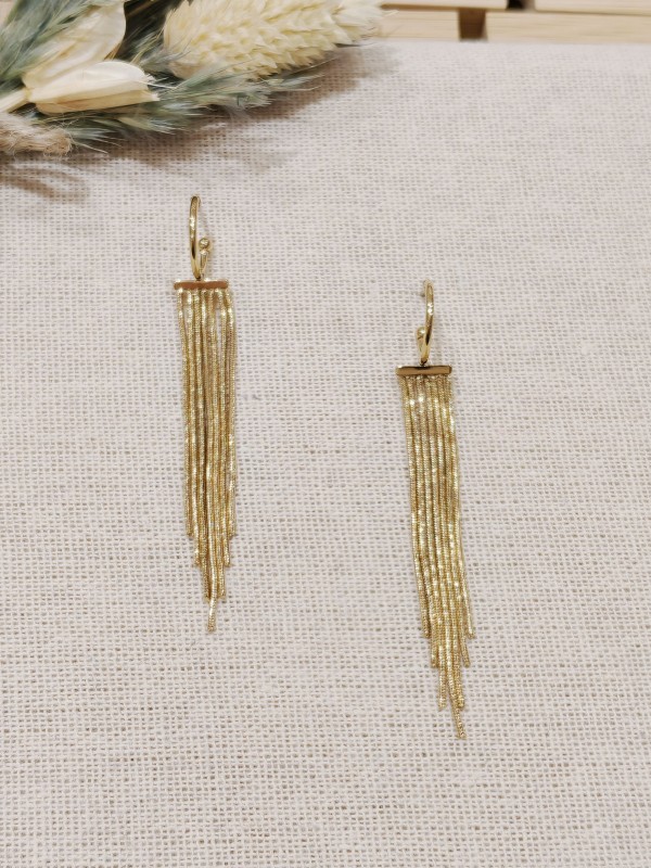 Boucles d'oreilles acier inoxydable E085