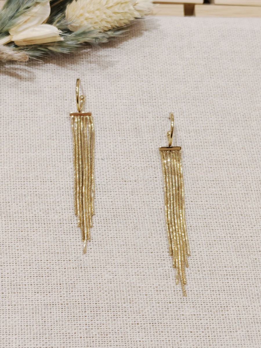 Boucles d'oreilles acier inoxydable E085