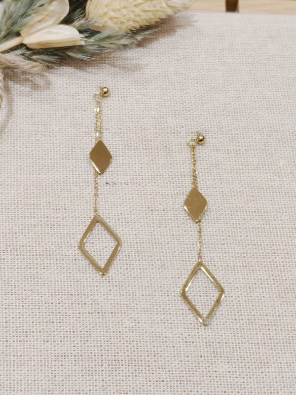 Boucles d'oreilles acier inoxydable E087