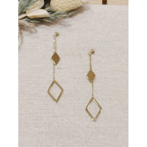 Boucles d'oreilles acier inoxydable E087