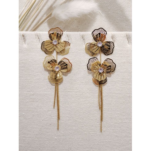 Boucles d'oreilles acier inoxydable E089