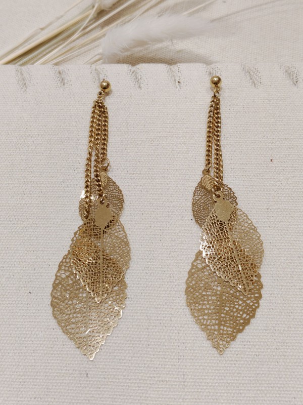 Boucles d'oreilles acier inoxydable E090