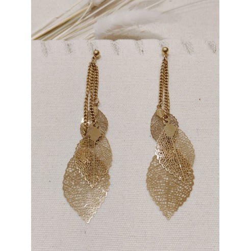 Boucles d'oreilles acier inoxydable E090