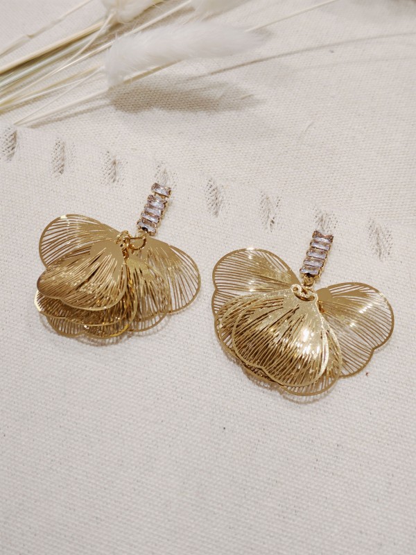 Boucles d'oreilles acier inoxydable E091