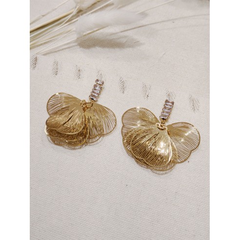 Boucles d'oreilles acier inoxydable E091