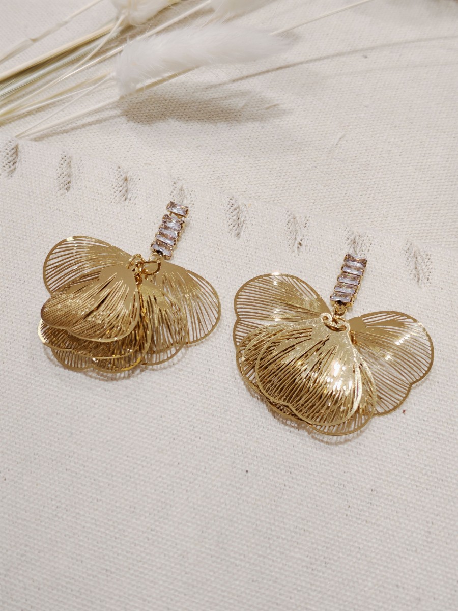 Boucles d'oreilles acier inoxydable E091