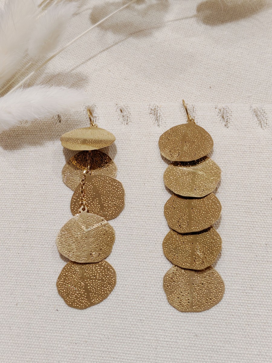 Boucles d'oreilles acier inoxydable E092