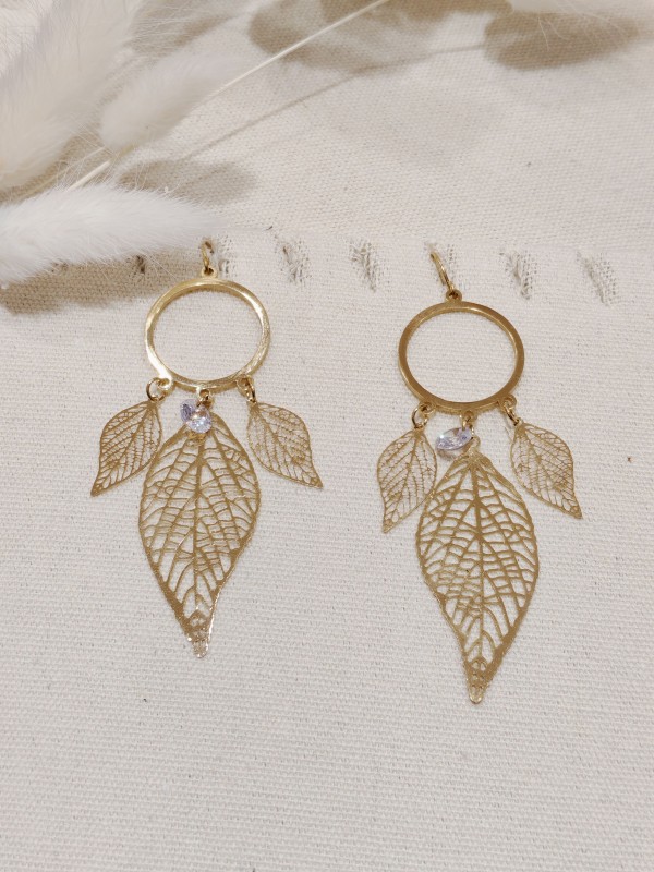 Boucles d'oreilles acier inoxydable E093