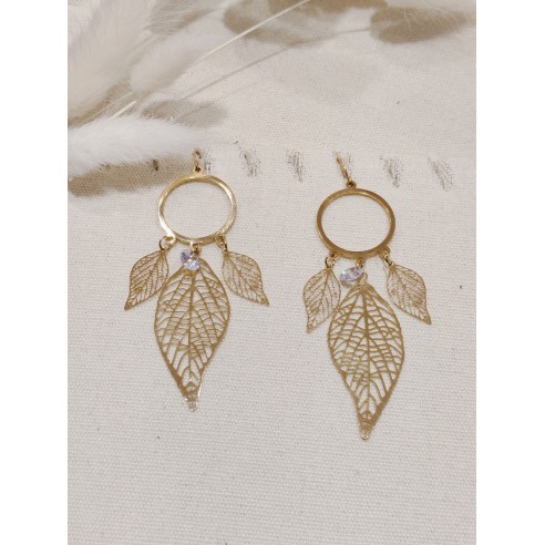 Boucles d'oreilles acier inoxydable E093