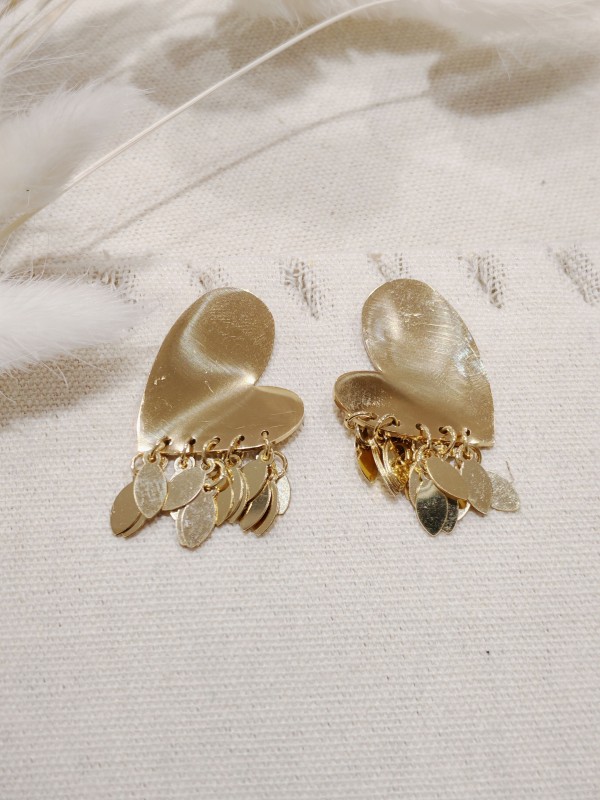 Boucles d'oreilles acier inoxydable E095