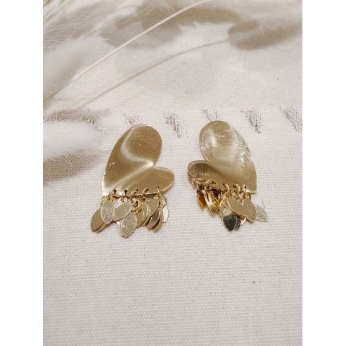 Boucles d'oreilles acier inoxydable E095