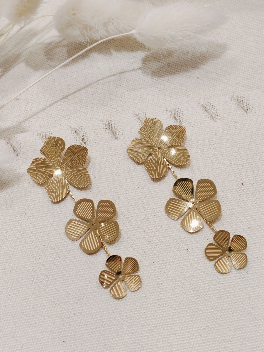 Boucles d'oreilles acier inoxydable E096