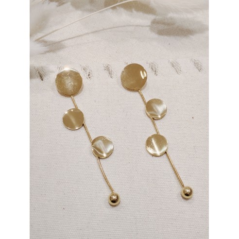 Boucles d'oreilles acier inoxydable E097