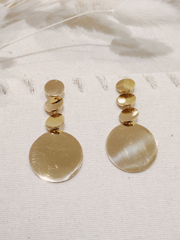 Boucles d'oreilles acier inoxydable E098