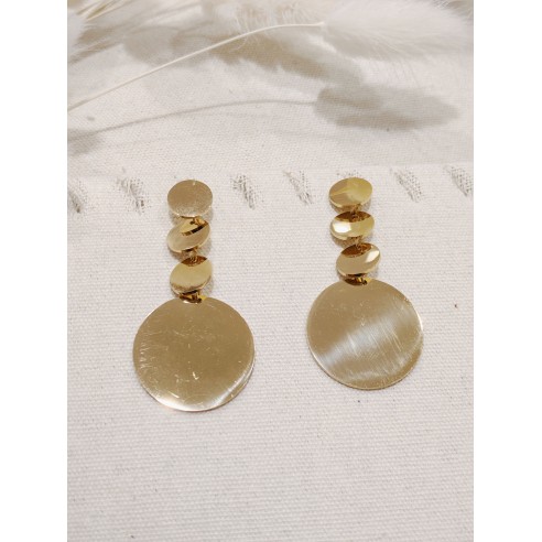 Boucles d'oreilles acier inoxydable E098