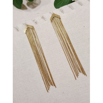 Boucles d'oreilles acier...