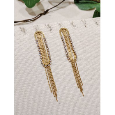 Boucles d'oreilles acier...