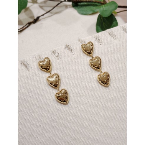 Boucles d'oreilles acier inoxydable E107
