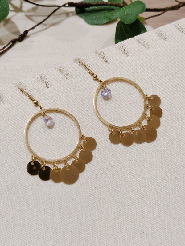 Boucles d'oreilles acier inoxydable E108