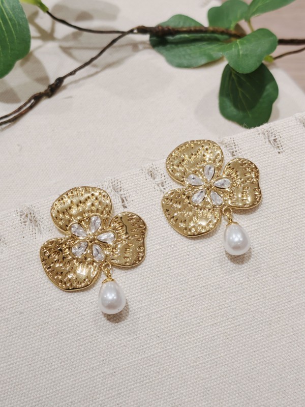 Boucles d'oreilles acier inoxydable E109