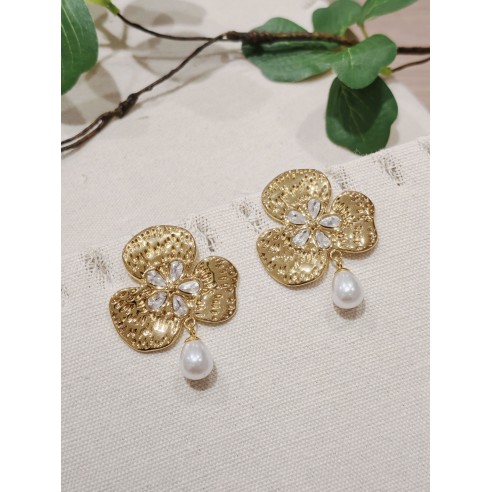 Boucles d'oreilles acier inoxydable E109