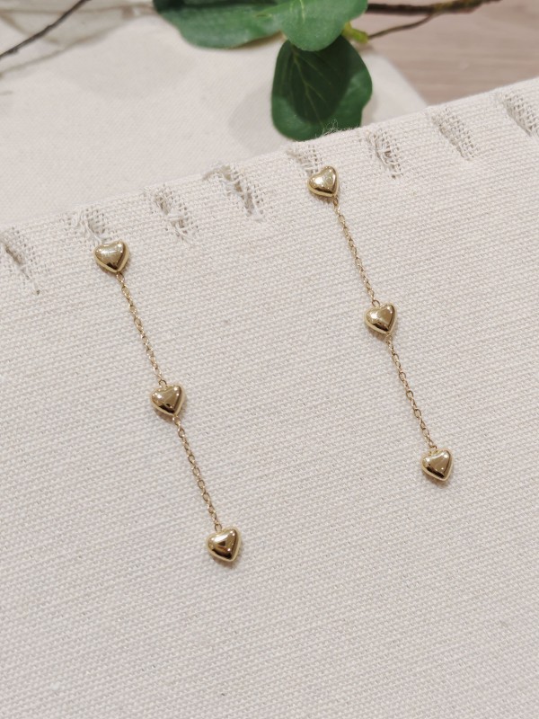 Boucles d'oreilles acier inoxydable E110