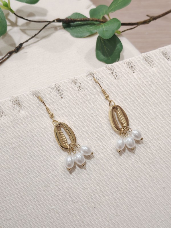 Boucles d'oreilles acier inoxydable E111
