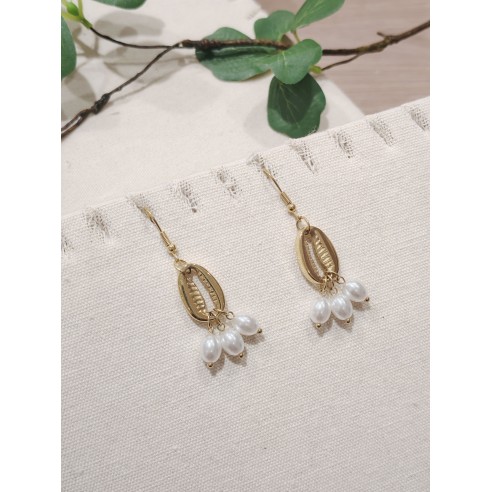 Boucles d'oreilles acier inoxydable E111