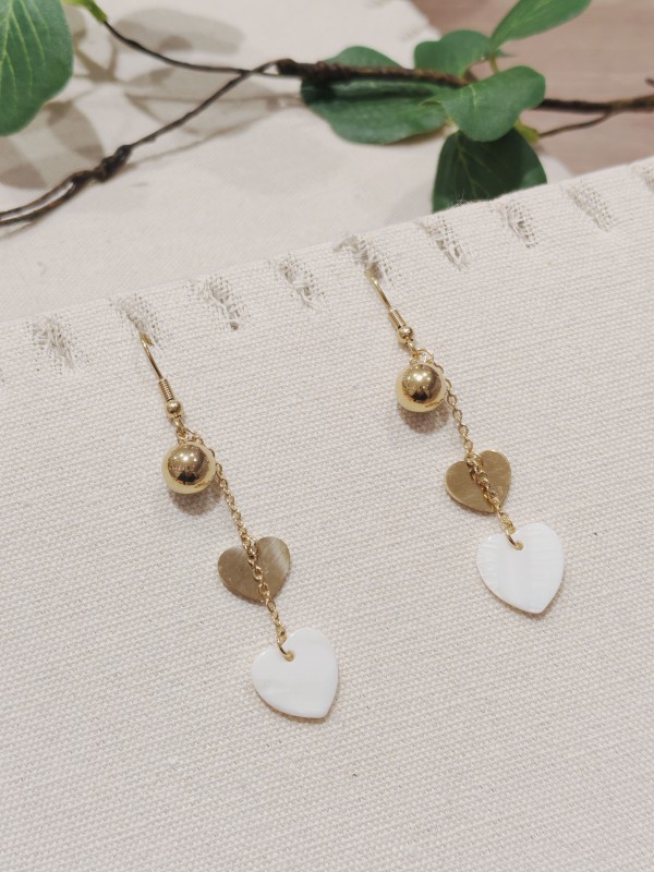 Boucles d'oreilles acier inoxydable E112
